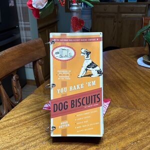 Dog Biscuits Recipe Book - Orange Cover